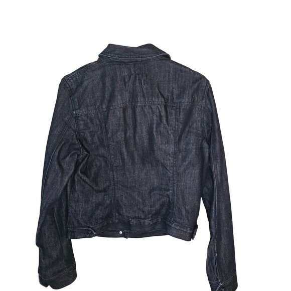 Banana Republic Dark Wash Denim Jacket Size M - Picture 5 of 6